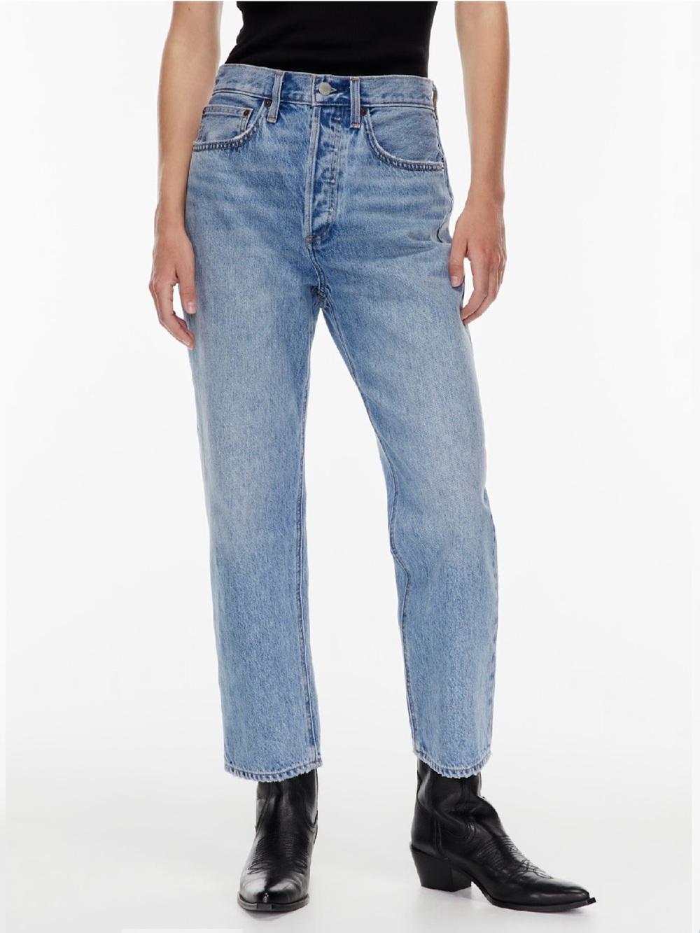 DENIM FORUM The Joni High Rise Loose 26L